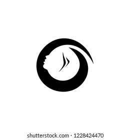women circle logo vector