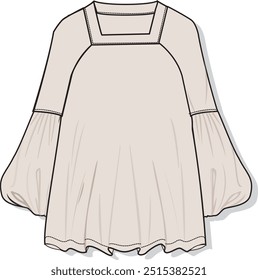 women clothing and blouse design. Fashion trend more