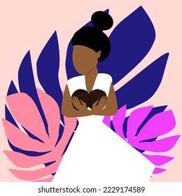 Women and coconut digital poster