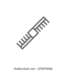 women comb outline icon. Elements of Beauty and Cosmetics illustration icon. Signs and symbols can be used for web, logo, mobile app, UI, UX
