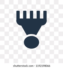 Women Comb vector icon isolated on transparent background, Women Comb transparency concept can be used web and mobile