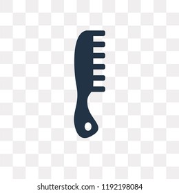 Women Comb vector icon isolated on transparent background, Women Comb transparency concept can be used web and mobile