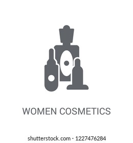 Women Cosmetics icon. Trendy Women Cosmetics logo concept on white background from Ladies collection. Suitable for use on web apps, mobile apps and print media.