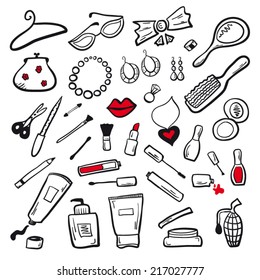 Women cosmetics set