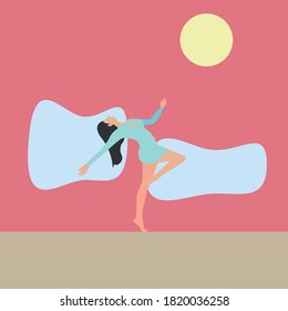 Women dance ballet gracefully and charmingly