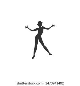 WOMEN DANCE LOGO VECTOR DESIGN