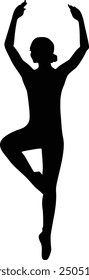 A women dancing different angle. silhouette vector design. transparent background.