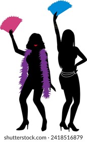 mujeres bailando en la discoteca
