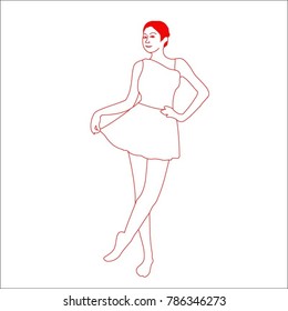 
Women dancing or walking clothes.