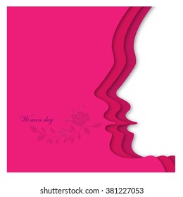 Women day background vector