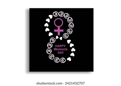 women day banner design vector