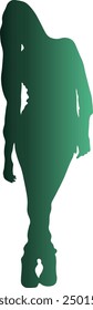 Women Day Silhouette For Template, Banner, and Poster. Happy Women Day