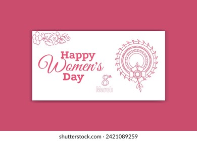 women day social media ,women's day banner design