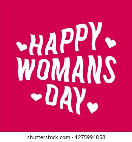 women day vector design with meddage life poster card