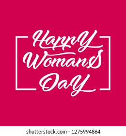 women day vector design with meddage life poster card