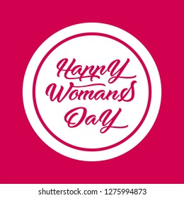 women day vector design with meddage life poster card