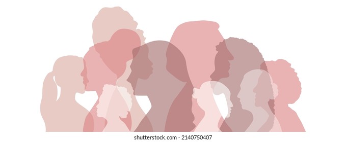 Women of different ages and ethnicities together.	