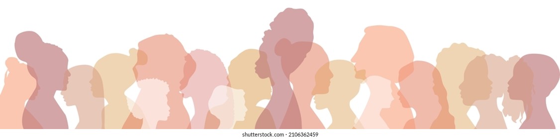 Women of different ethnicities stand side by side together.