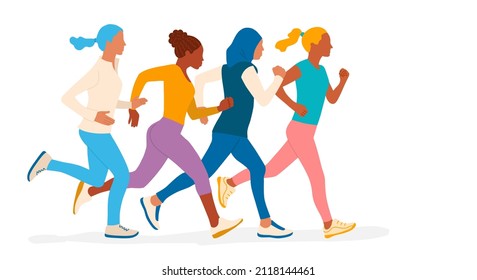 un mujer corriendo 23953211 Foto de stock en Vecteezy