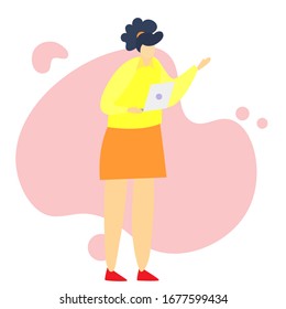 Women do work vector design character 