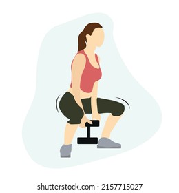 Women Doing Exercise Gym Vector Cartoon Stock Vector (Royalty Free ...