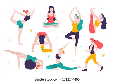 101,203 Yoga girl Stock Vectors, Images & Vector Art | Shutterstock