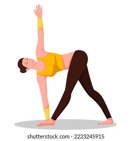 Women doing Yoga Design Illustration