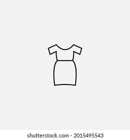 Women dress icon sign vector,Symbol, logo illustration for web and mobile