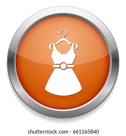 women dress on hanger icon