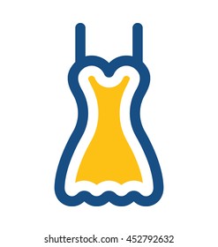 Women Dress Vector Icon