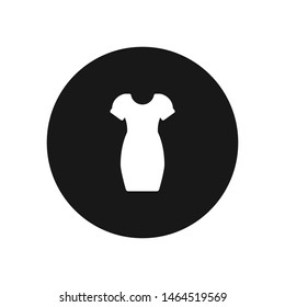 Women dress vector icon, simple women dress sign.