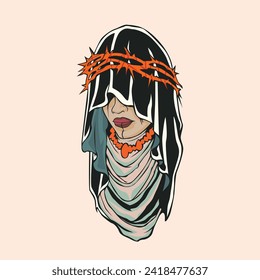 Women Face Angry Tattoo Art