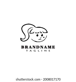 women face design logo template icon modern creative illustration