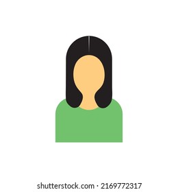 Diseño vectorial de logotipo femenino y facial