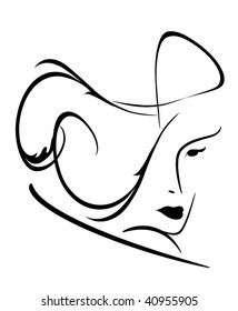  women face silhouette