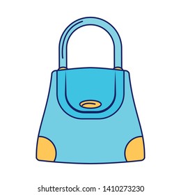 Women fashion bag accesorie cartoon isolated vector illustration graphic design