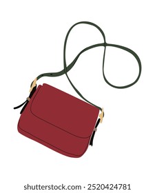 Women fashion crossbody bag with shoulder strap