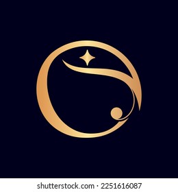 women fashion hotel luxury logo letter O