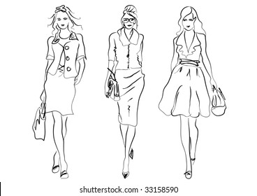 women fashion  vector