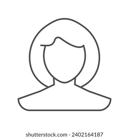 Women, Femininity, Empowerment, thin line icon, grey outline icon, pixel perfect icon