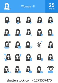 Women Filled Icons
