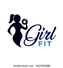 Women fitness gym beauty logo design inspiration