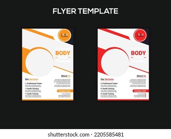 Women Fitness Gym Flyer Template