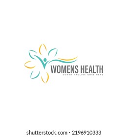 Women fitness logo, Fitness icon, Sports, health, spa, yoga, beauty vector logo, Woman silhouette, Diet logo, Spa salon logo