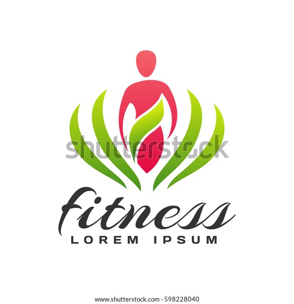 Women Fitness Logo Fitness Icon Sports Stock Vector Royalty Free