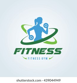 Women Fitness Logo,Gym Logo,women Logo,sport Logo,vector Logo Template.