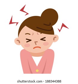 Stressed Woman Cartoon Images Stock Photos Vectors Shutterstock