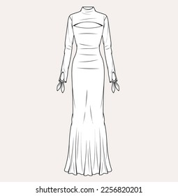 women girl fashion jumpsuit styles flat sketch illustration