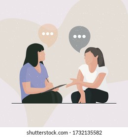 Women go to theraphys, women in their consultation for self care