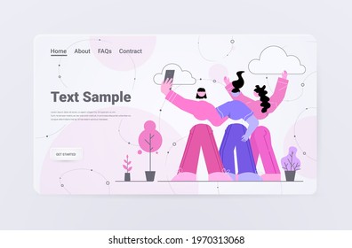 women group taking selfie photo on smartphone camera virtual conference online communication concept